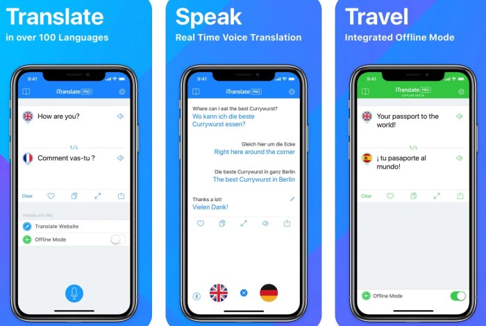 Translation apps translate google itranslate travel